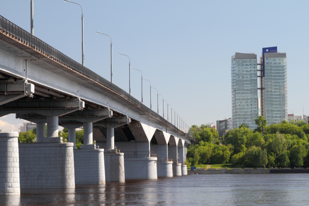 Пермь, мост через реку Кама